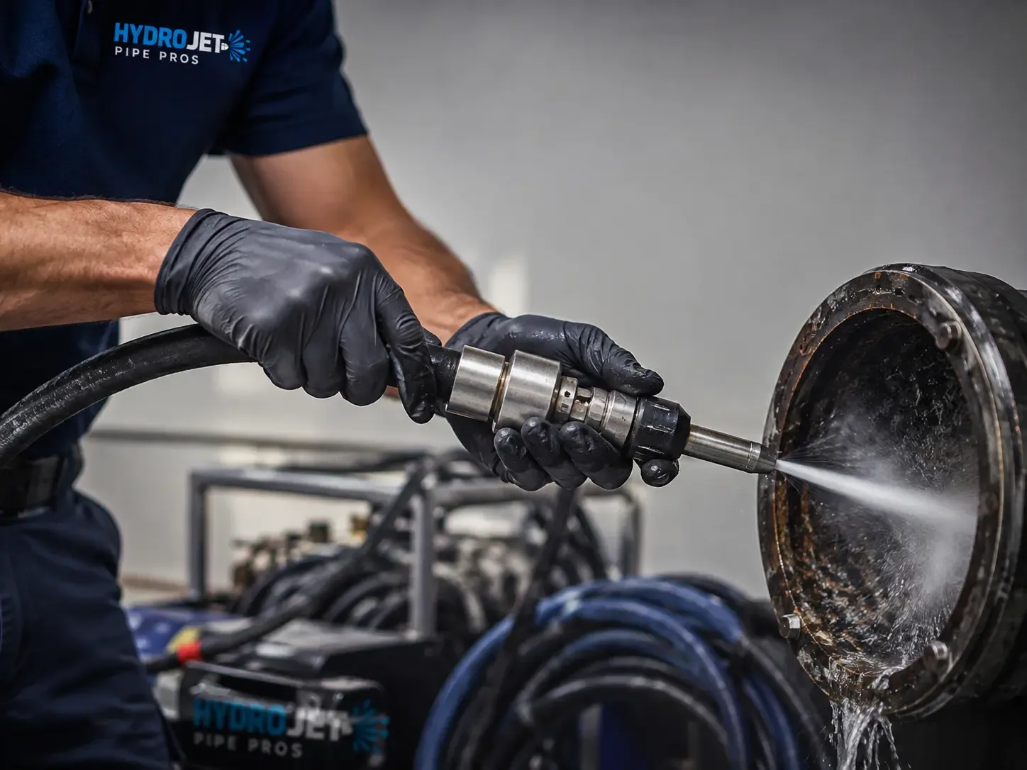 Hydro Jet Pipe Descaling in Athens, TX